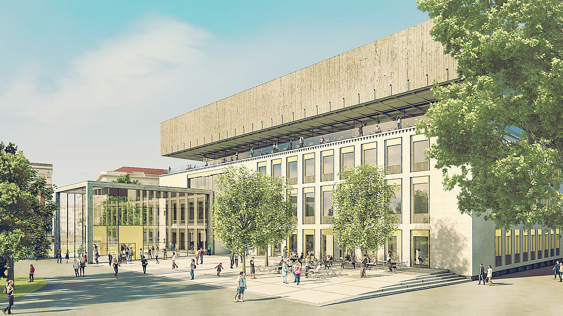 Rendering Außenansicht Wien Museum Neu © Certov, Winkler + Ruck Architekten teaser