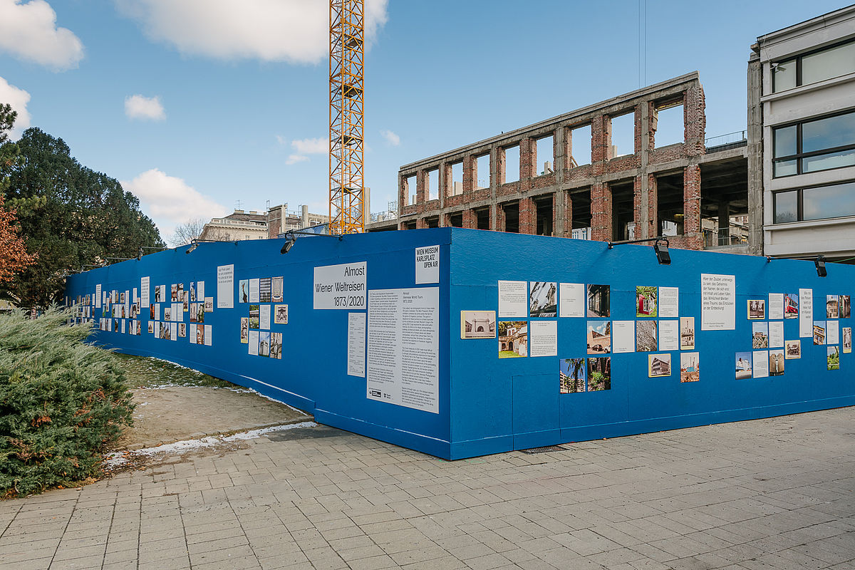 Instagram Challenge zur Open-Air Ausstellung ALMOST. WIENER WELTREISEN 