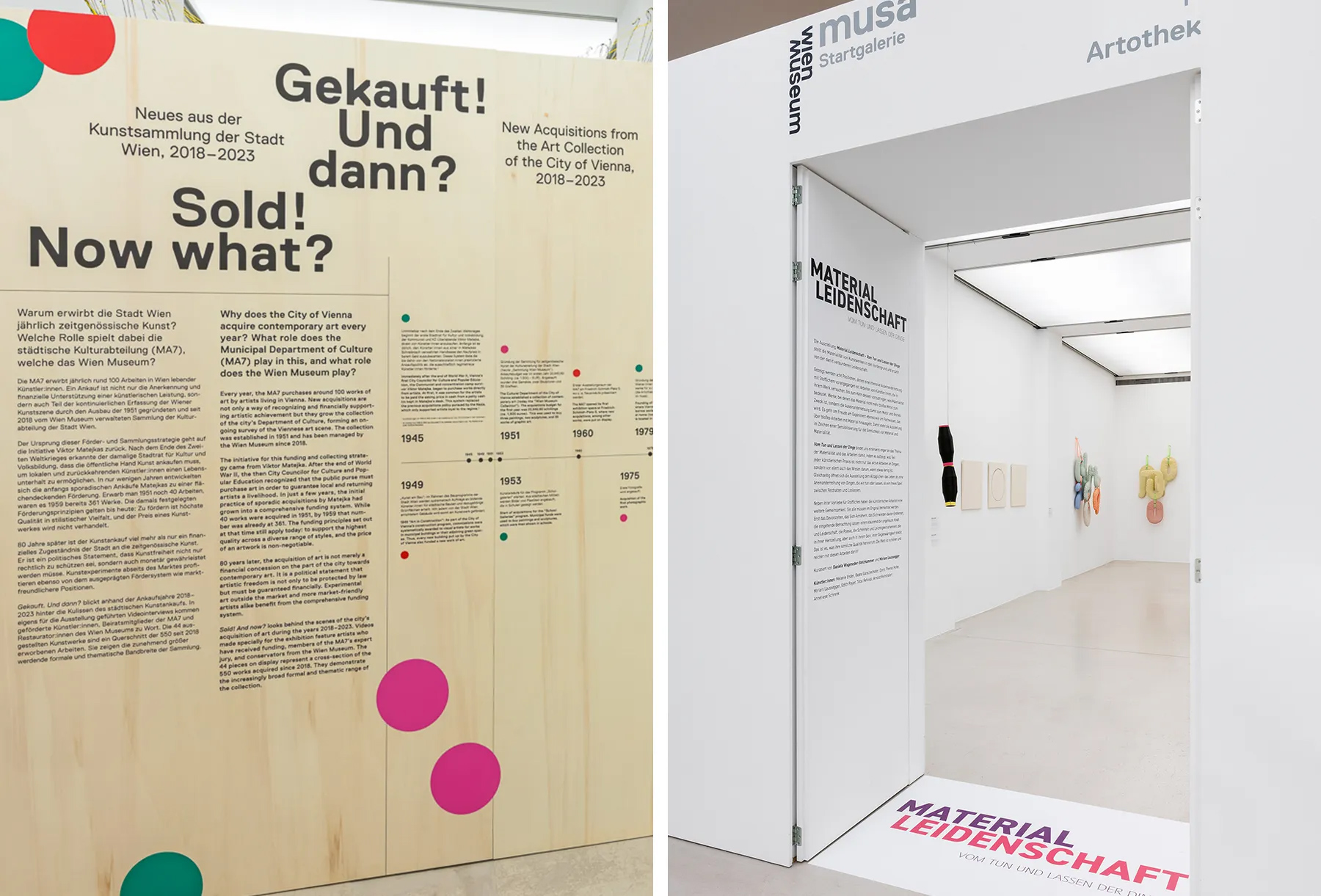 Ausstellungsansicht von