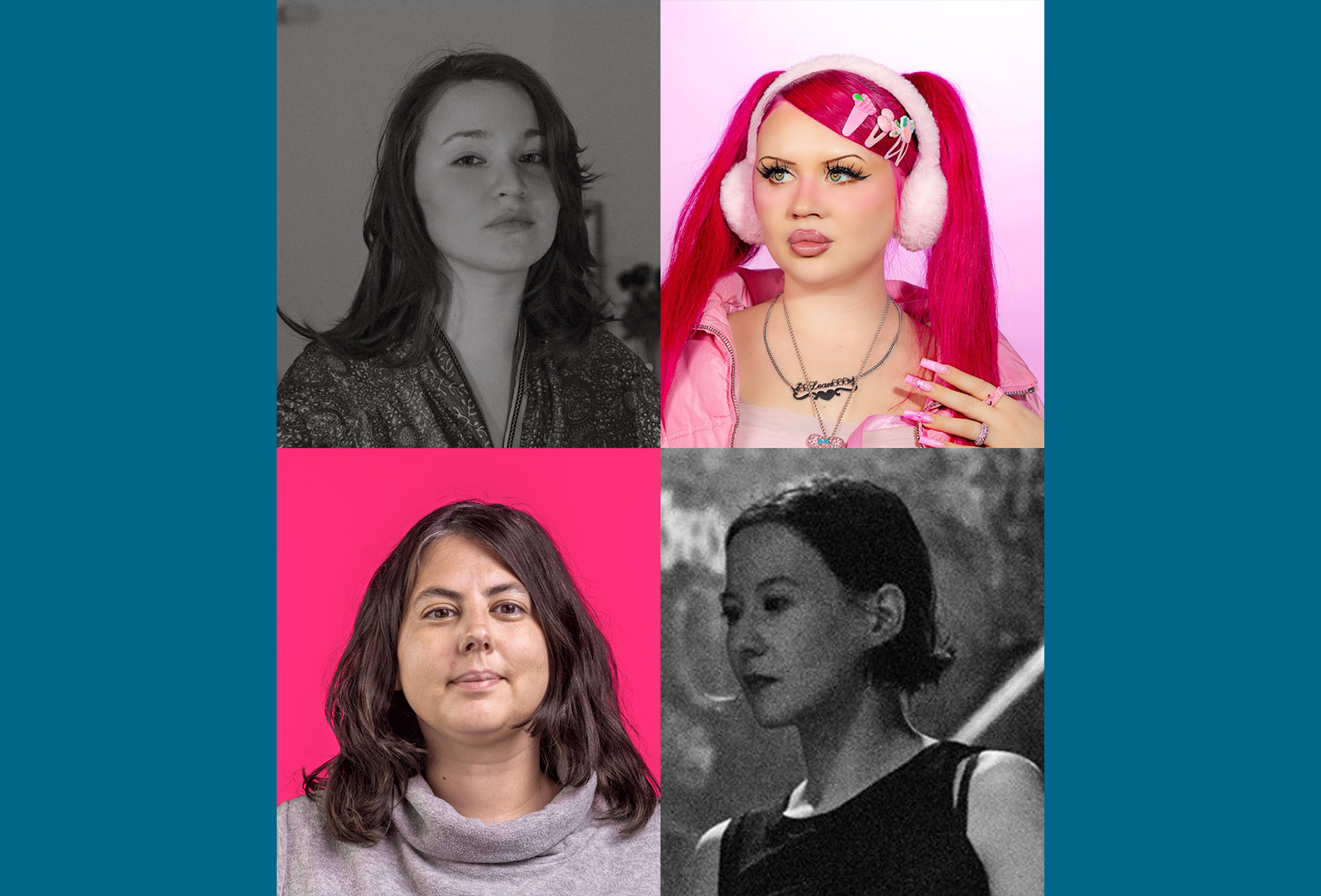 Porträts der vier Speakerinnen