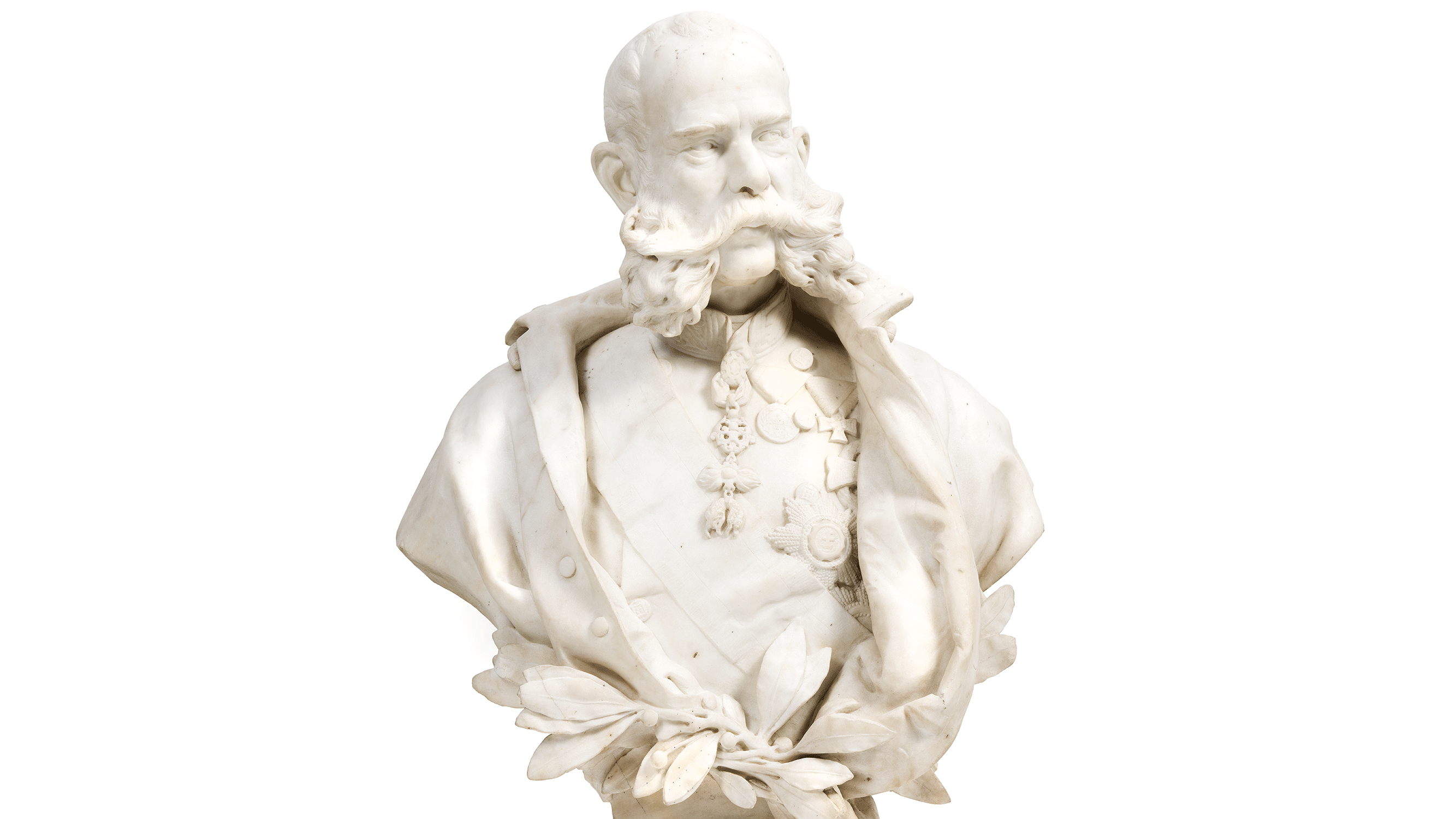 Marmor Büste vom Herrscher
