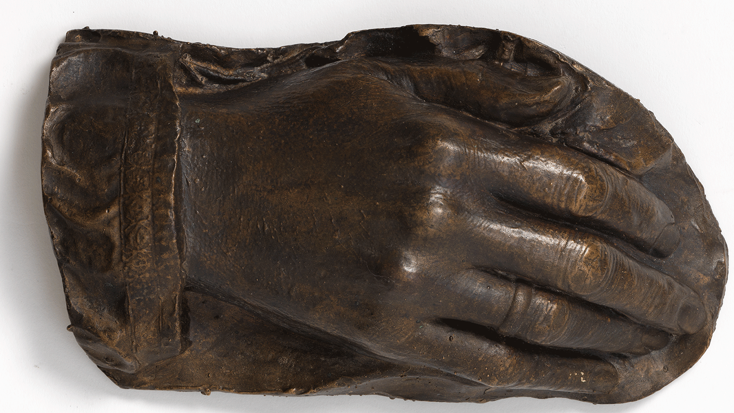 Bronzeabguss der rechten Hand Viktor Tilgners, nach dessen Tod abenommen