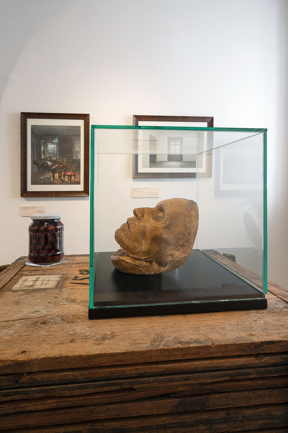 Ausstellungsansicht des Beethoven Museums 