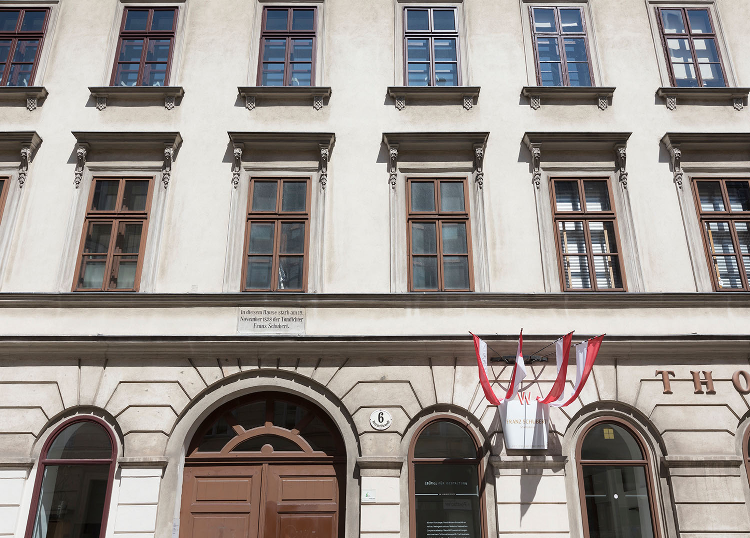 Außenansicht der Beethoven Sterbewohnung